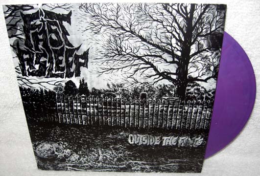 FAST ASLEEP "Outside The Fence" 7" (Deep Six) Purple Vinyl